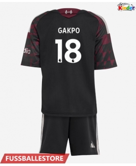 Günstige Liverpool Cody Gakpo #18 3rd trikot Kinder 2026-27 Kurzarm (+ Kurze Hosen)